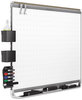 A Picture of product QRT-TEM544G Quartet® Prestige 2 Connects™ Magnetic Total Erase® Whiteboard,  48 x 36, Graphite Frame