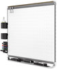 A Picture of product QRT-TEM544G Quartet® Prestige 2 Connects™ Magnetic Total Erase® Whiteboard,  48 x 36, Graphite Frame