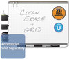 A Picture of product QRT-TEM544G Quartet® Prestige 2 Connects™ Magnetic Total Erase® Whiteboard,  48 x 36, Graphite Frame