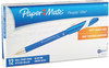 A Picture of product PAP-85586 Paper Mate® FlexGrip Elite™ Stick Ballpoint Pen,  Blue Ink, Medium, Dozen