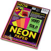 A Picture of product PAC-104331 Pacon® Array® Colored Bond Paper,  24lb, 8-1/2 x 11, Assorted Neon, 100 Sheets/Pack