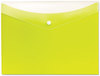 A Picture of product PFX-95566 Globe-Weis® Poly Snap Envelope,  Letter, Limeade