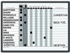 A Picture of product QRT-781G Quartet® Employee In/Out Board System,  Porcelain, 24 x 18, Gray/Black, Aluminum Frame