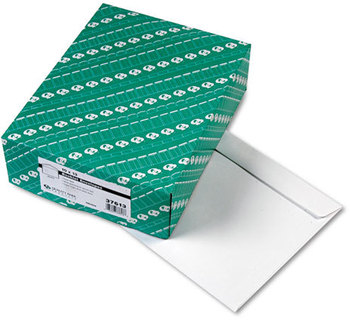 Quality Park™ Open-Side Booklet Envelope,  Contemporary, 13 x 10, White, 100/Box