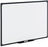 A Picture of product UNV-43628 Universal® Design Series Deluxe Dry Erase Board 36 x 24, White Surface, Black Anodized Aluminum Frame