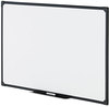 A Picture of product UNV-43628 Universal® Design Series Deluxe Dry Erase Board 36 x 24, White Surface, Black Anodized Aluminum Frame