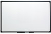 A Picture of product UNV-43628 Universal® Design Series Deluxe Dry Erase Board 36 x 24, White Surface, Black Anodized Aluminum Frame