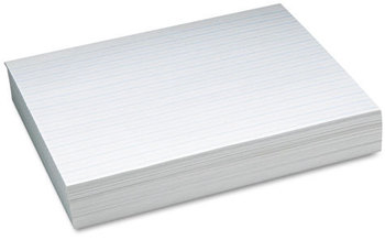 Pacon® Alternate Dotted Ruled Newsprint Paper,  11 x 8-1/2, White, 500 Sheets/Pack
