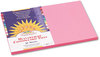 A Picture of product PAC-7007 SunWorks® Construction Paper,  58 lbs., 12 x 18, Pink, 50 Sheets/Pack