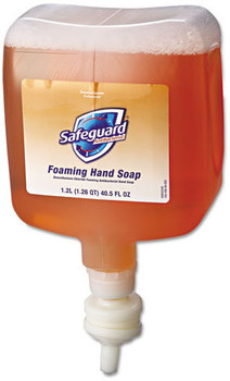 Safeguard® Antibacterial Foaming Hand Soap,  Pleasant Scent, 1200mL Bottle, 4/Case