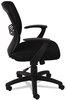 A Picture of product OIF-VS4717 OIF Swivel/Tilt Mesh Mid-Back Task Chair,  Fixed Cantilevered Arms, Black