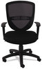 A Picture of product OIF-VS4717 OIF Swivel/Tilt Mesh Mid-Back Task Chair,  Fixed Cantilevered Arms, Black