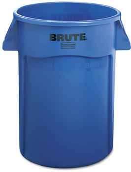 Rubbermaid® Commercial Vented Round Brute® Container,  Round, 44 gal, Blue