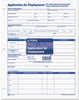 A Picture of product TOP-32851 TOPS™ Employee Application Form,  8 3/8 x 11, 50/Pad, 2/Pack