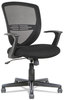 A Picture of product OIF-VS4717 OIF Swivel/Tilt Mesh Mid-Back Task Chair,  Fixed Cantilevered Arms, Black