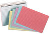 A Picture of product OXF-40286 Oxford® Spiral Bound Index Cards,  4 x 6, 50 Cards, Assorted Colors