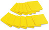 A Picture of product MMM-F33012SSY Post-it® Notes Super Sticky Full Adhesive Notes,  3 x 3, Electric Yellow, 12/Pack