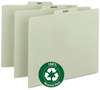 A Picture of product SMD-50365 Smead™ 100% Recycled Monthly Top Tab File Guide Set 1/3-Cut January to December, 8.5 x 11, Green, 12/Set