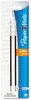A Picture of product PAP-9732431PP Paper Mate® Refill for Paper Mate® FlexGrip Elite and Ultra™ Ballpoint Pens,  Medium, Black, 2/Pack