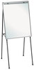 A Picture of product QRT-81E Quartet® Dry Erase Steel Easel,  Melamine, 29 x 40, White, Aluminum Frame