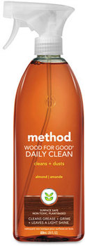 Method® Daily Wood Cleaner,  28 oz Spray Bottle, 8/Carton