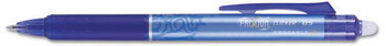 Pilot® FriXion Clicker Erasable Gel Ink Retractable Pen,  Blue Ink, .5mm, Dozen