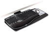 A Picture of product MMM-AKT60LE 3M Knob Adjust Keyboard Tray with Standard Platform,  25-1/5w x 12d, Black