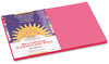 A Picture of product PAC-9107 SunWorks® Construction Paper,  58 lbs., 12 x 18, Hot Pink, 50 Sheets/Pack