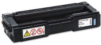 Ricoh® 406347, 406346, 406345, 406344, 406478, 406477, 406476, 406475 Toner,  6000 Page-Yield, Cyan