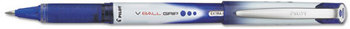 Pilot® VBall® Grip Liquid Ink Roller Ball Stick Pen,  Blue Ink, .5mm, Dozen