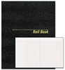A Picture of product RED-43523 National® Roll Call Book,  9-1/2 x 7-7/8, Black, 48 Pages