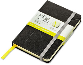 TOPS™ Idea Collective® Journal,  Hard Cover, Side Bound, 5 1/2 x 3 1/2, Black, 96 Sheets