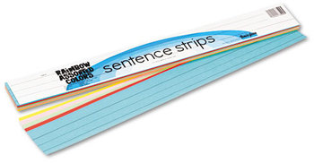 Pacon® Sentence Strips,  24 x 3, Assorted Colors, 100/Pack