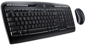 Logitech® MK320 Wireless Keyboard + Mouse Combo,  Keyboard/Mouse, USB, Black