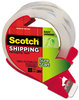 A Picture of product MMM-3450SRD Scotch® Sure Start Packaging Tape with Dispenser, 3" Core, 1.88" x 38.2 yds, Clear