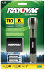 A Picture of product RAY-SP2AABA Rayovac® Sportsman Flashlight,  Holster, Machined Aluminum/Metallic Sage, 2 AA Batteries