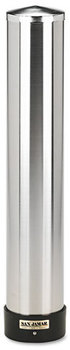 San Jamar® Large Water Cup Dispenser with Removable Cap,  Wall Mounted, Stainless Steel
