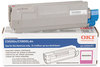 A Picture of product OKI-43324402 Oki® 43324401, 43324402, 43324403, 43324404 (Type C8) Toner Cartridge,  5000 Page-Yield, Magenta