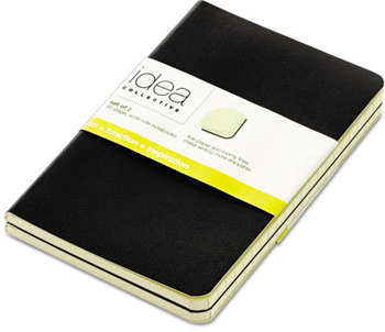 TOPS™ Idea Collective® Journal,  Soft Cover, Side, 5 1/2 x 3 1/2, Black, 40 Sheets, 2/PK