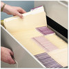 A Picture of product SMD-10330 Smead™ Manila File Folders 1/3-Cut Tabs: Assorted, Letter Size, 0.75" Expansion, 100/Box