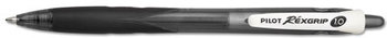 Pilot® RexGrip BeGreen® Retractable Ball Point Pen,  Black Ink, 1mm, Dozen