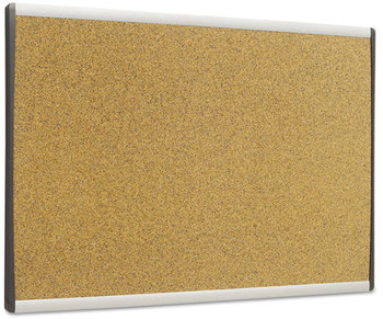 Quartet® ARC™ Frame Cubicle Board,  14 x 24, Tan, Aluminum Frame