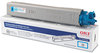 A Picture of product OKI-43459303 Oki® 43459301-43459304, 43459401-43459404 Toner Cartridge,  2000 Page-Yield, Cyan