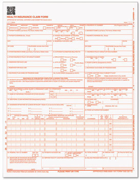 TOPS™ Centers for Medicare and Medicaid Services (CMS) Forms,  8 1/2 x 11, 500 Forms/Pack