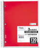 A Picture of product MEA-06710 Mead® Spiral® Notebook,  Perforated, College Rule, 8 1/2 x 11, White, 120 Sheets