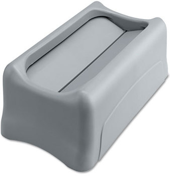 Rubbermaid® Commercial Slim Jim® Swing Lid,  11-3/8" w x 20-1/2" d x 5" h, Gray