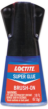 Loctite® Super Glue Brush On,  0.17 oz, Clear