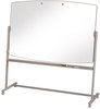 A Picture of product QRT-3640TE Quartet® Total Erase® Reversible Mobile Presentation Easel,  72 x 48, White Surface, Neutral Frame