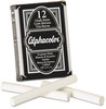 A Picture of product QRT-314005 Quartet® Alpha® White Chalk,  White, 12 Sticks/Pack