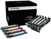 A Picture of product LEX-70C0Z50 Lexmark™ 70C0Z50 Imaging Kit,  40000 Page-Yield, Black; Tri-Color